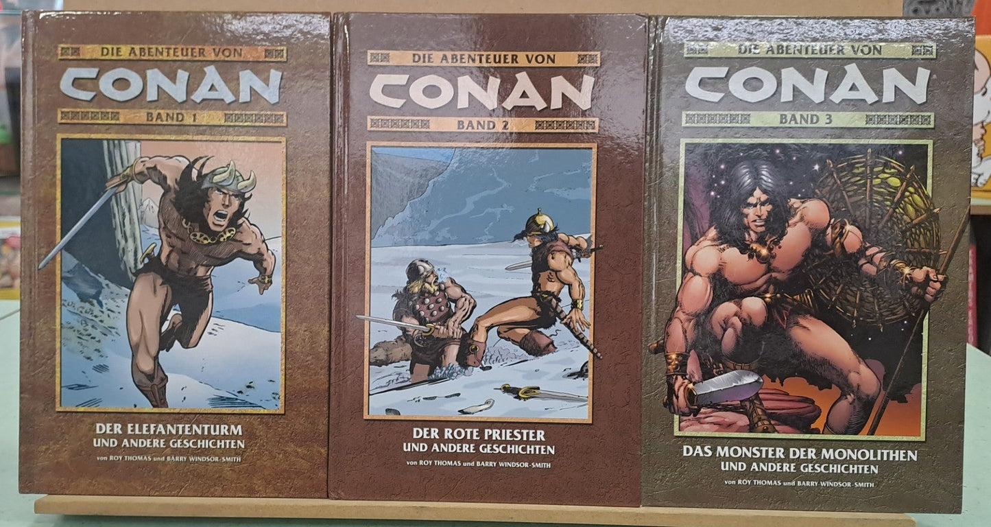 Abenteuer von Conan 1-3 komplett Panini Deluxe HC