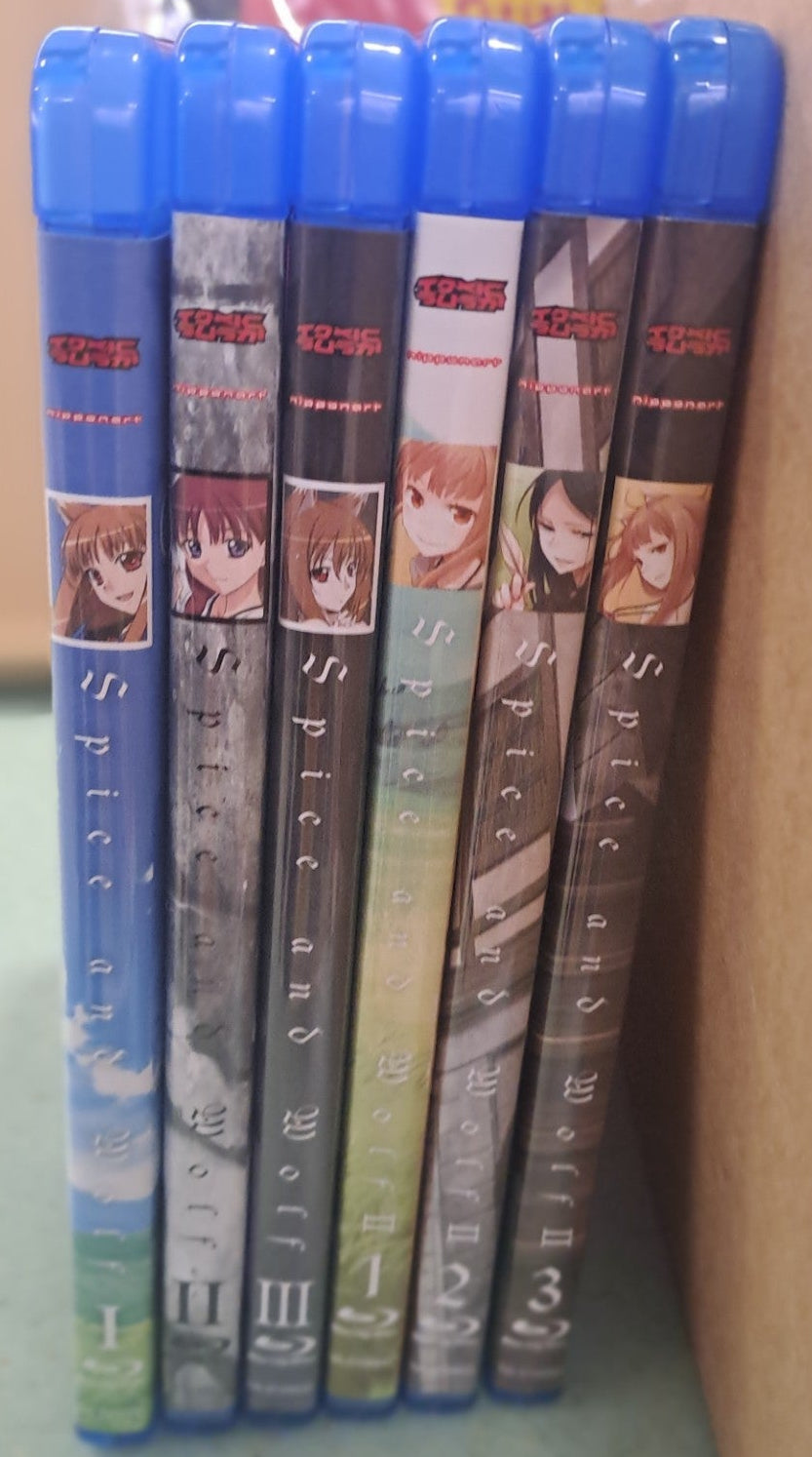 Spice and Wolf I und II komplett auf 6 Blu-Rays