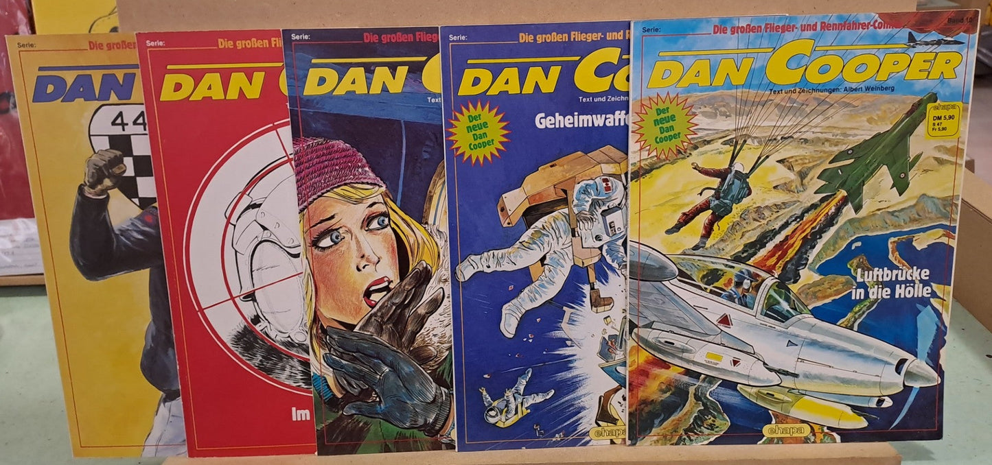 Dan Cooper: Alle Alben der großen Flieger- und Rennfahrer-Comics