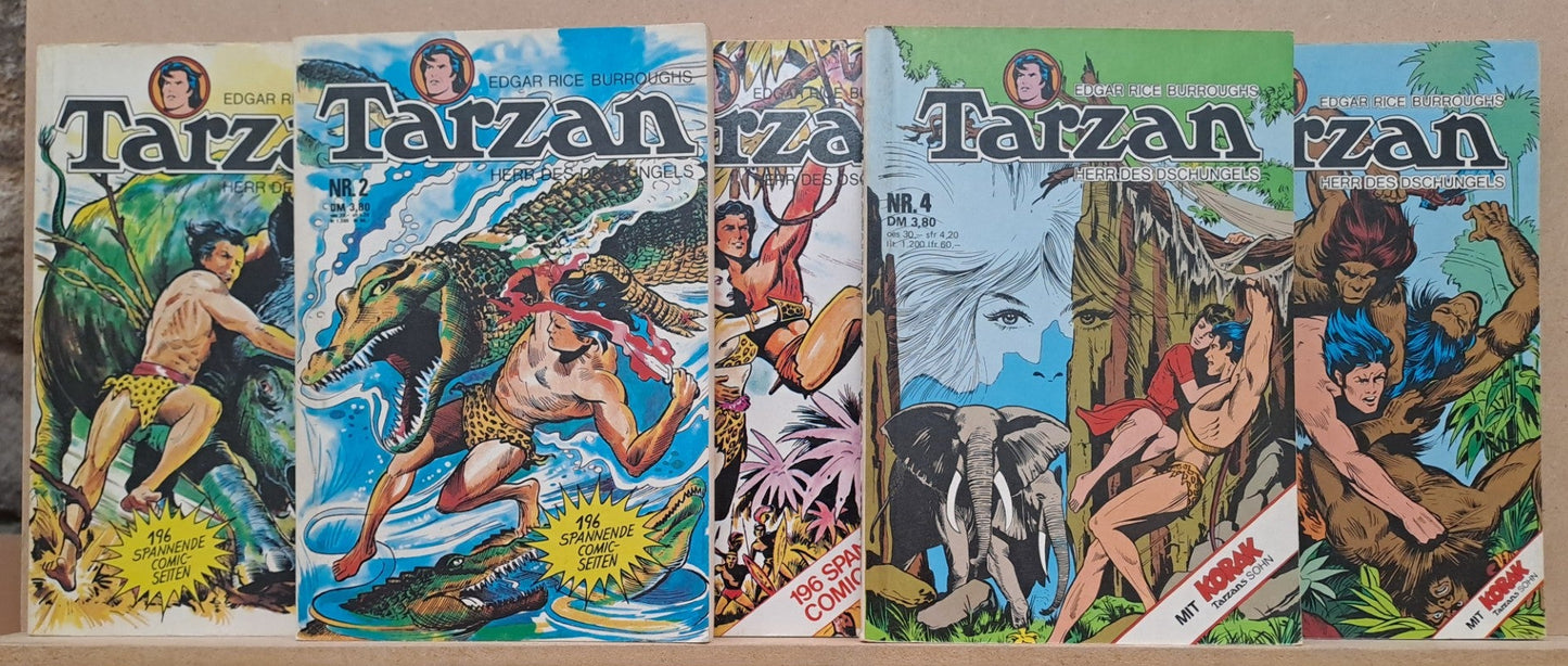 Tarzan Herr des Dschungels 1-5 komplett