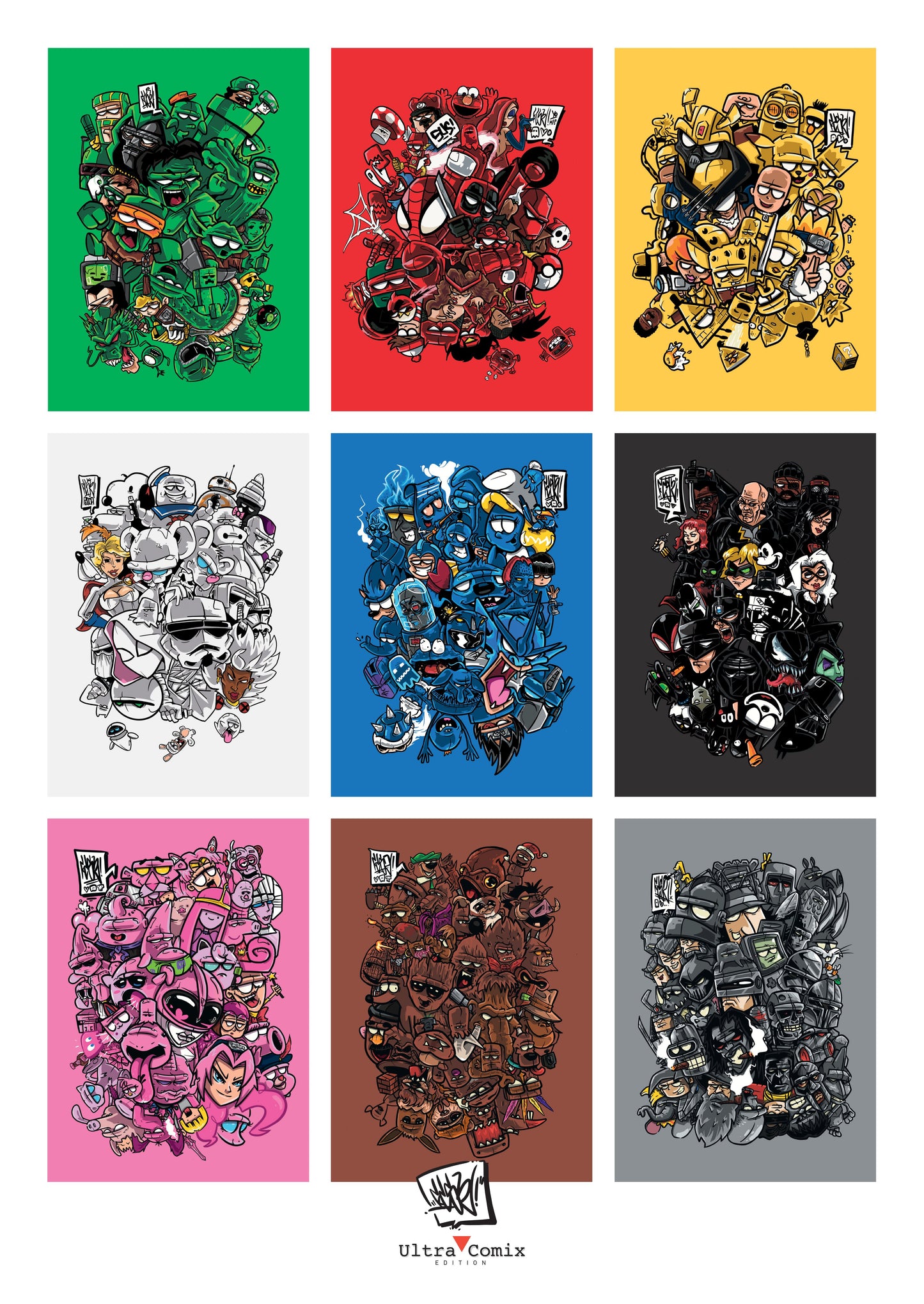 Color Block - Kunstdruck von kL52