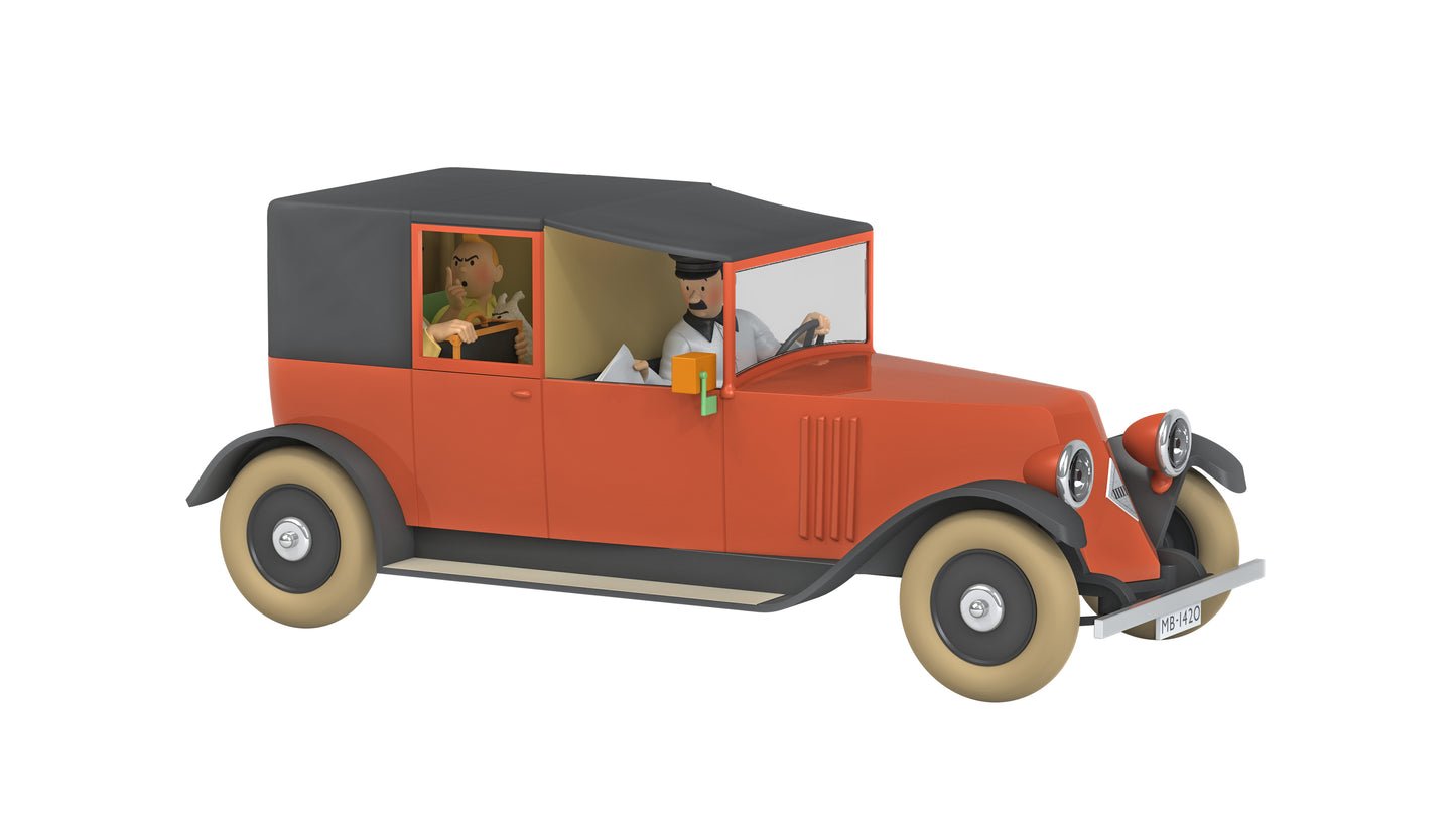 Tim & Struppi Fahrzeug #25: Taxi (rot)