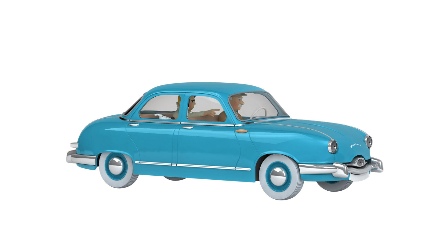 Tim & Struppi Fahrzeug #30: Taxi Panhard (blau)