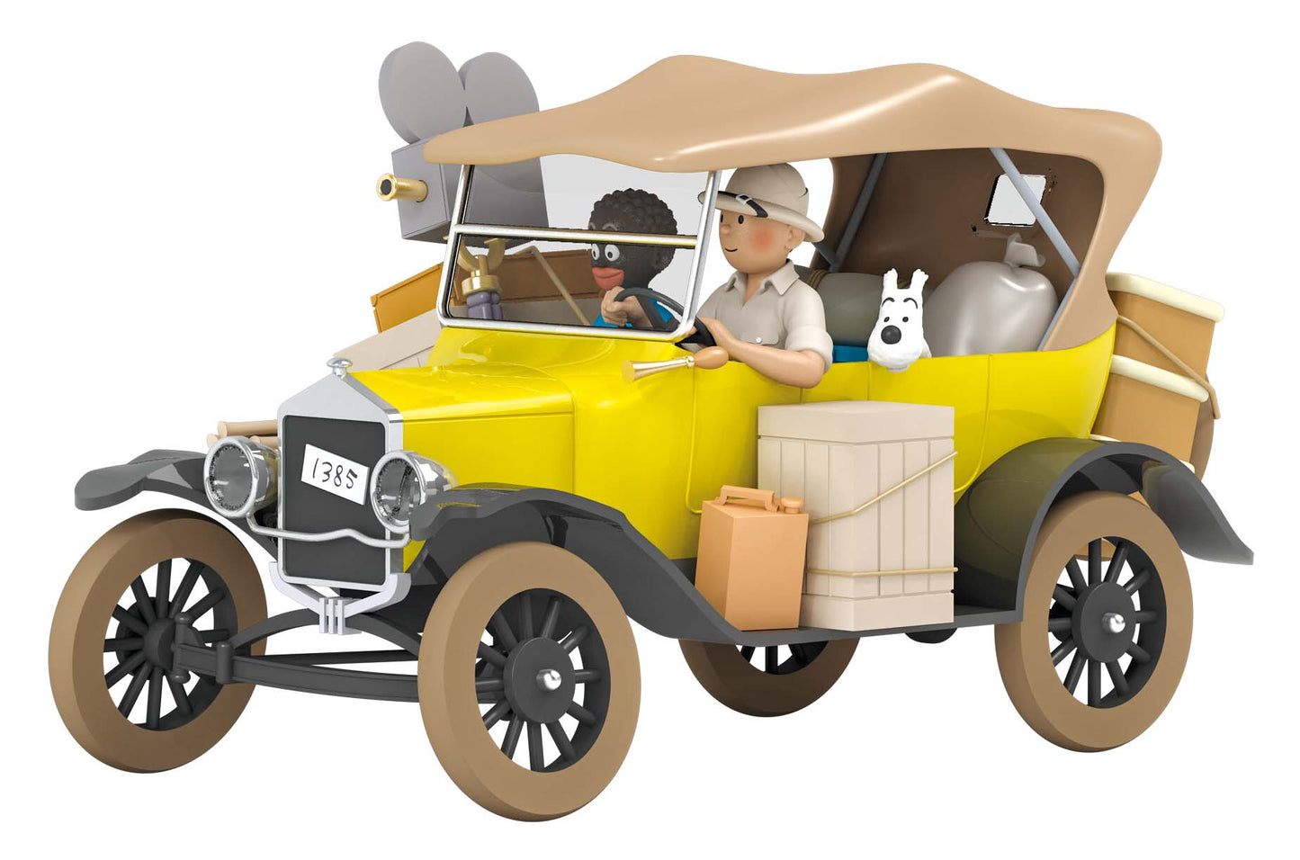 Tim & Struppi Fahrzeug #71: Ford T Gelb (Safari)