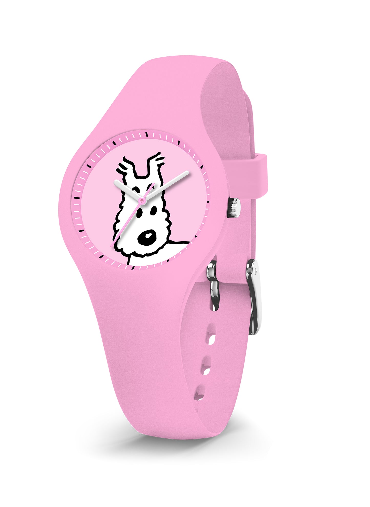 Tim und Struppi Armbanduhr Struppi Sport Skin Pink XS