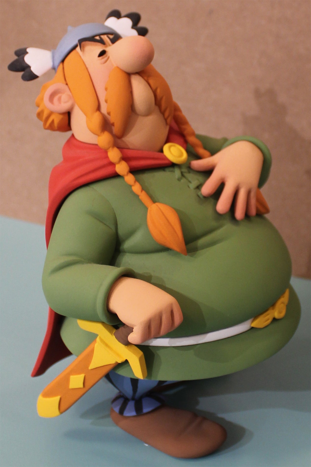 Asterix und Obelix Statue Majestix