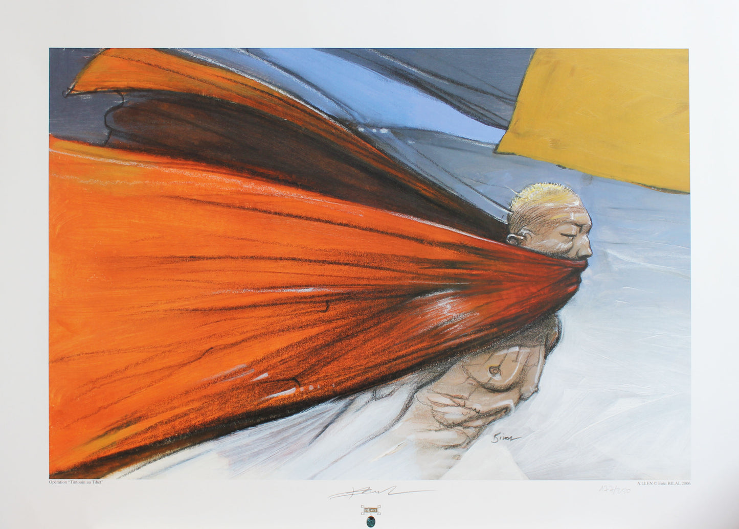 Enki Bilal - "Opération Tintouin au Tibet" (2006) Kunstdruck
