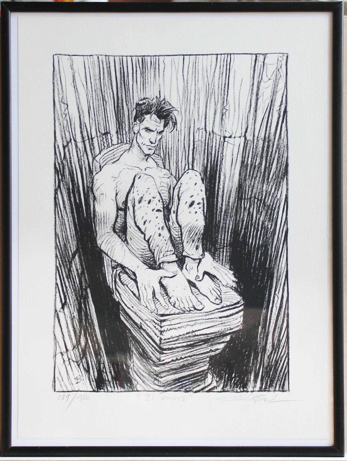 Bilal/21 doigts, Mann (Serigraphie)