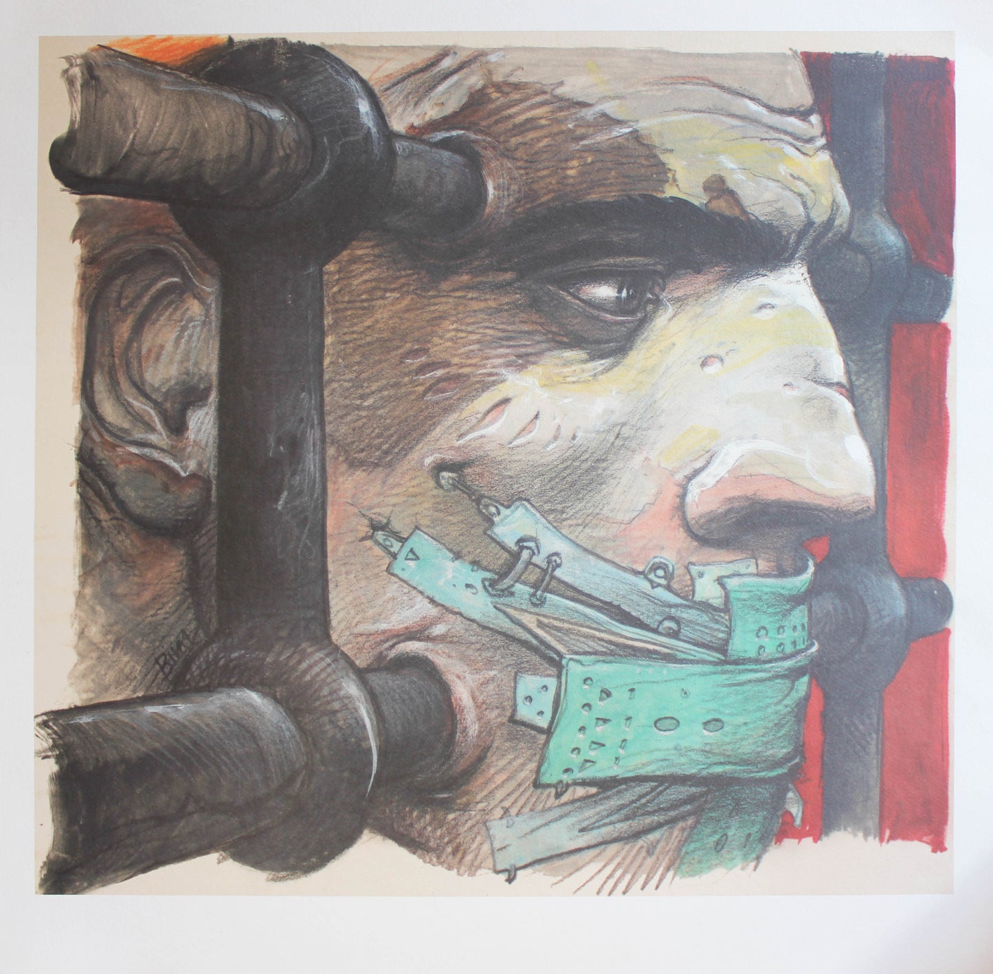 Enki Bilal - Pour Amnesty International Serigraphie + Comic