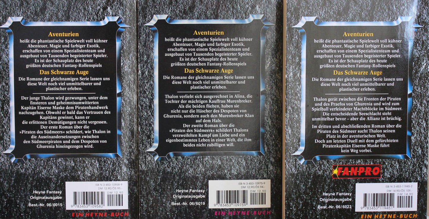 DSA Roman Die Piraten des Südmeers 1-3