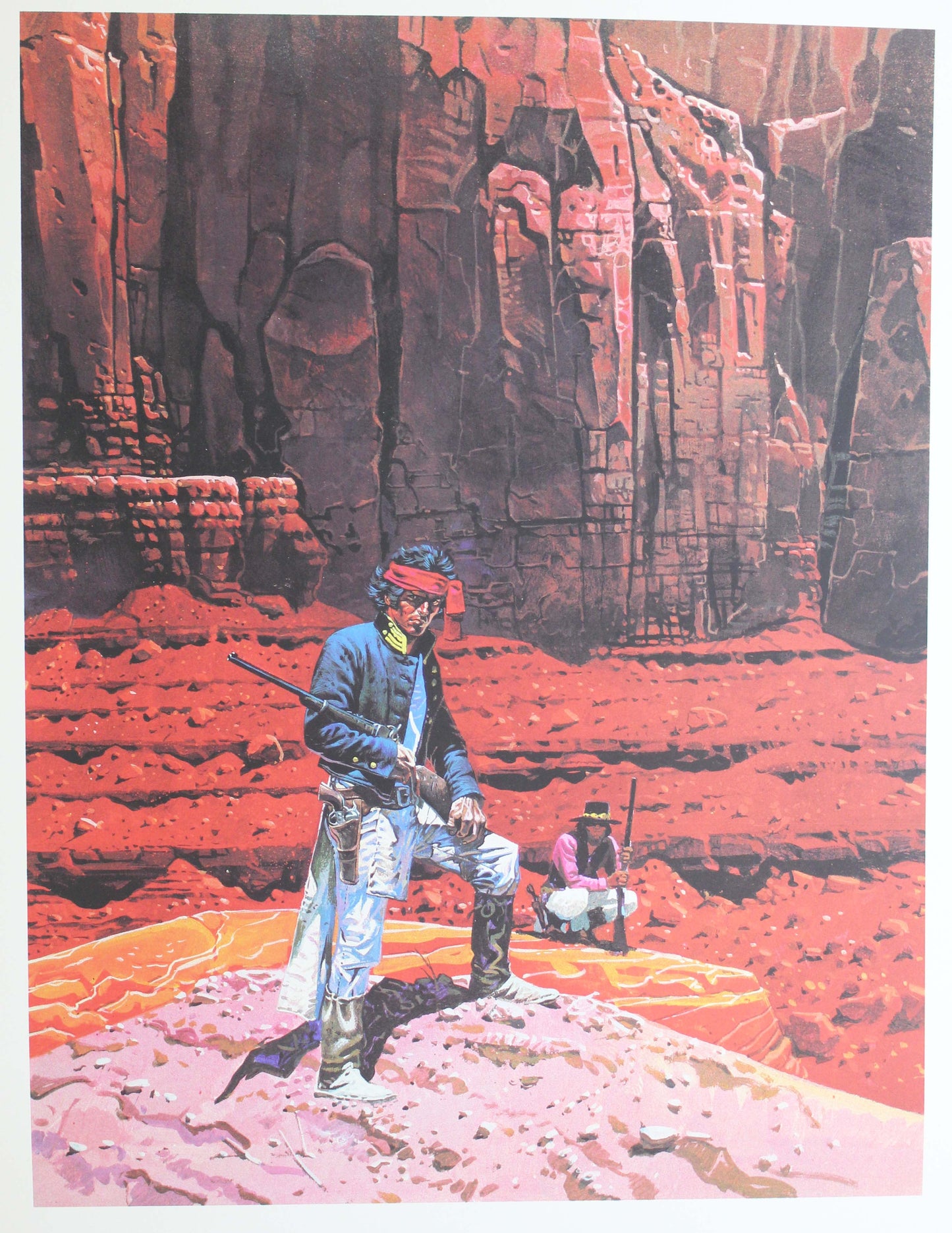 Moebius/Giraud Siebdruck Blueberry 1990 Stardom