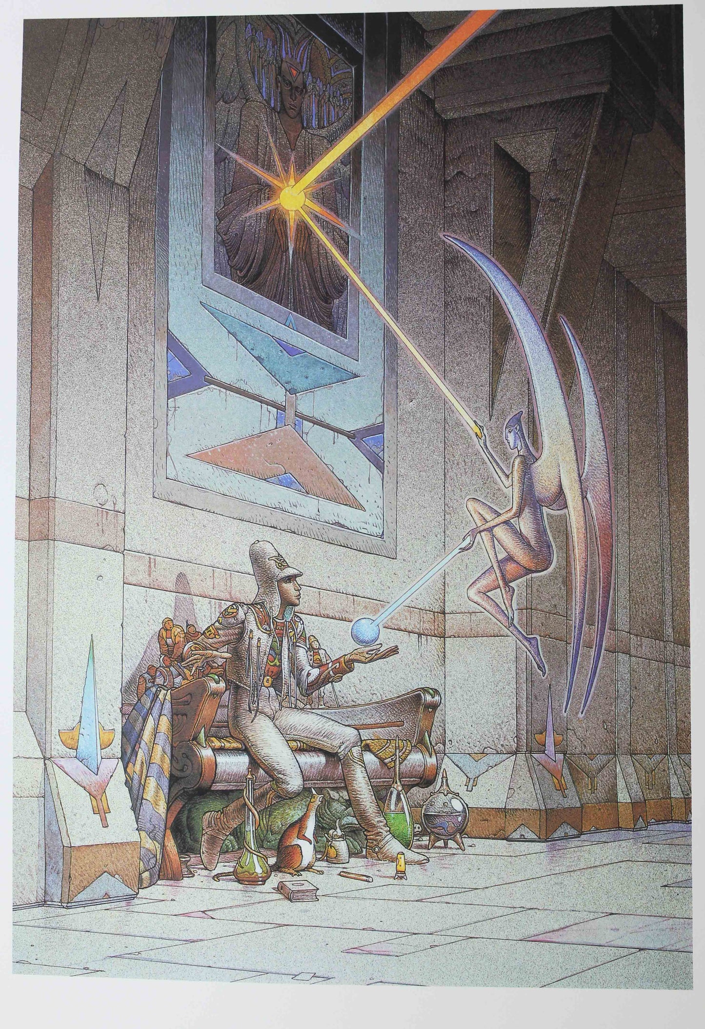 Moebius Siebdruck Starwatcher