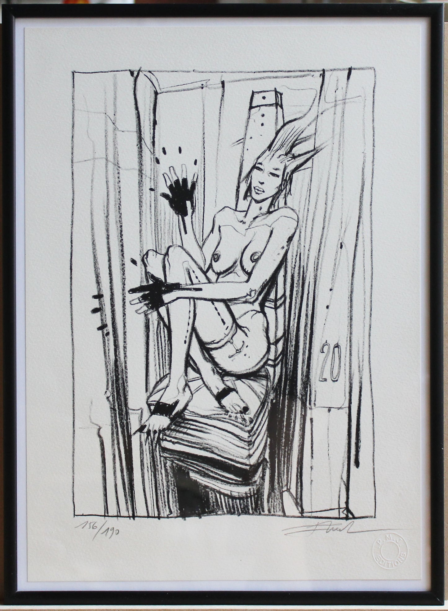 Bilal/21 doigts, Frau (Serigraphie)