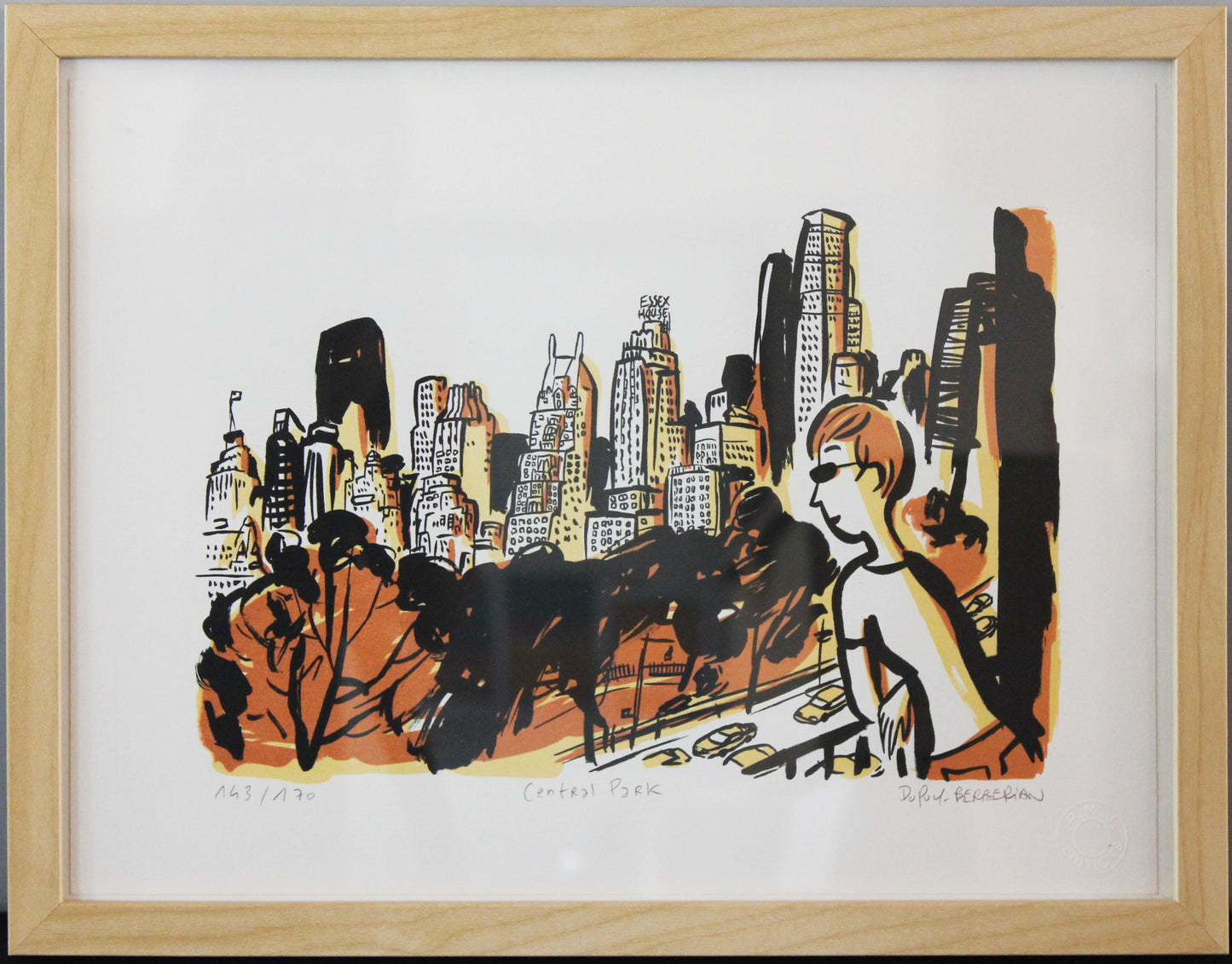 Central Park - Siebdruck von Dupuy-Berberian