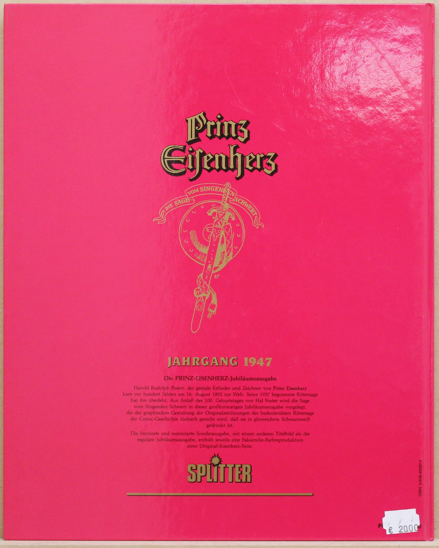 Prinz Eisenherz Jahrgang 1947 Luxusausgabe