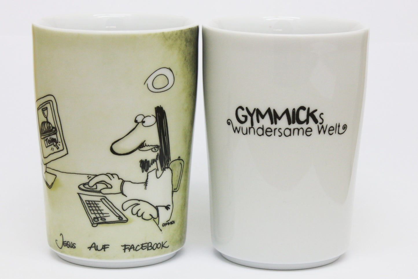 Gymmick Kaffebecher: Jesus auf Facebook