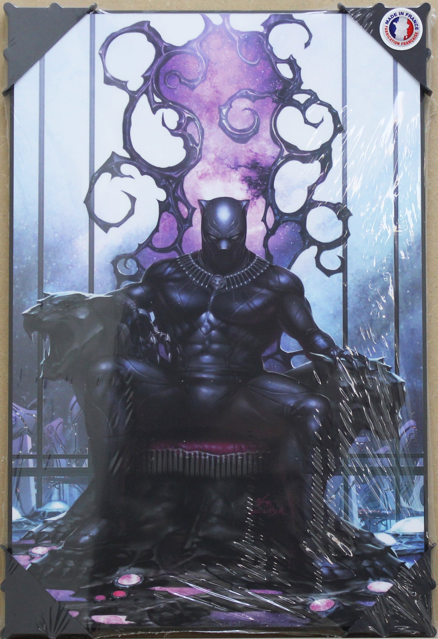 Marvel Holzdruck: Black Panther S