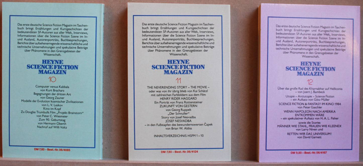 Heyne Science-Fiction Magazin 1-12