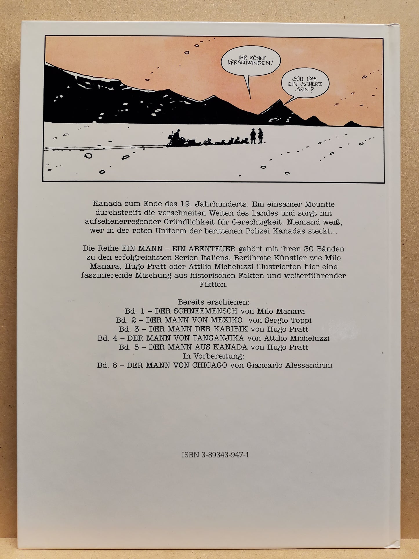 Ein Mann Ein Abenteuer 5: Der Mann aus Kanada HC