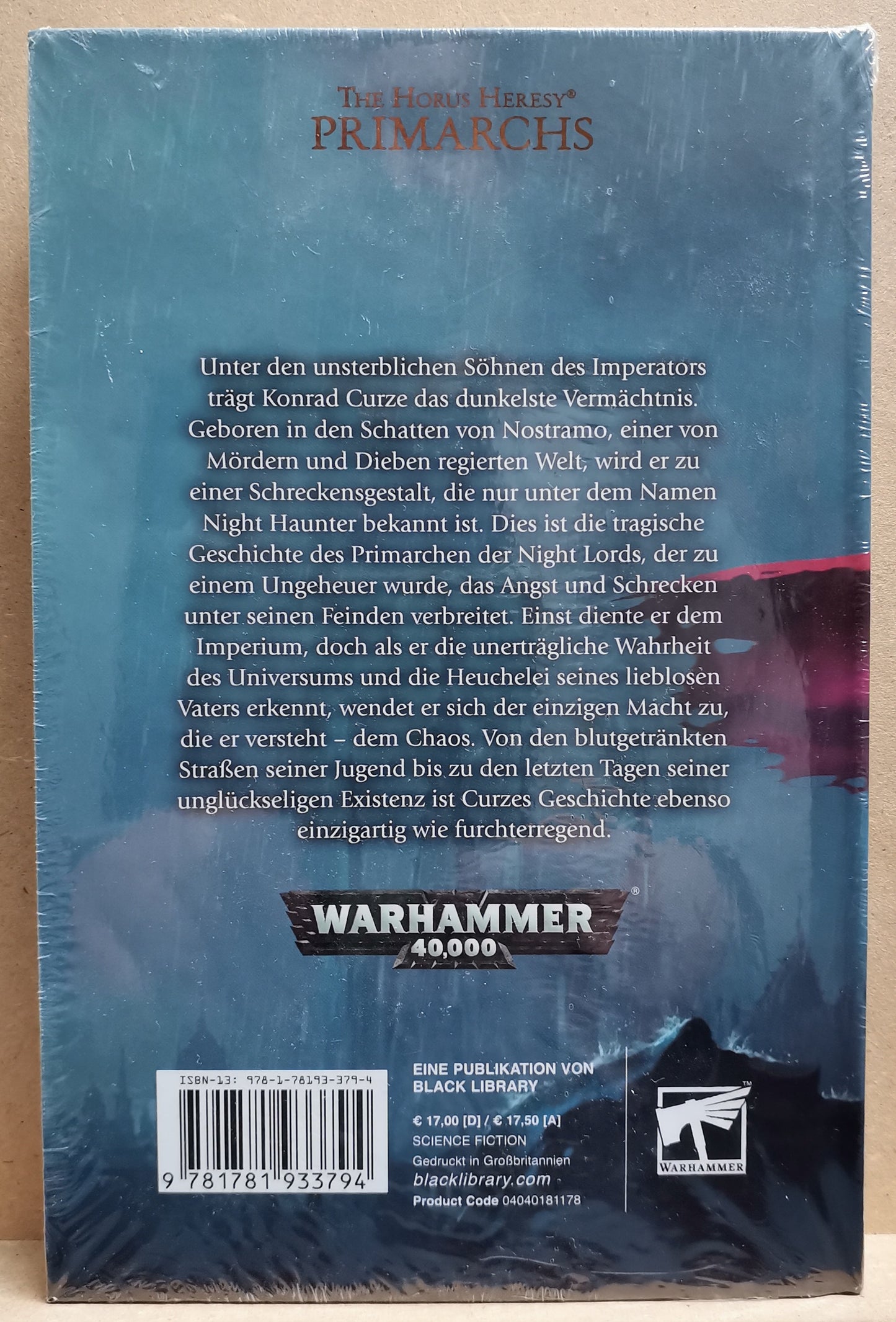 Warhammer 40K - The Horus Heresy Primarchs: Konrad Kurze HC