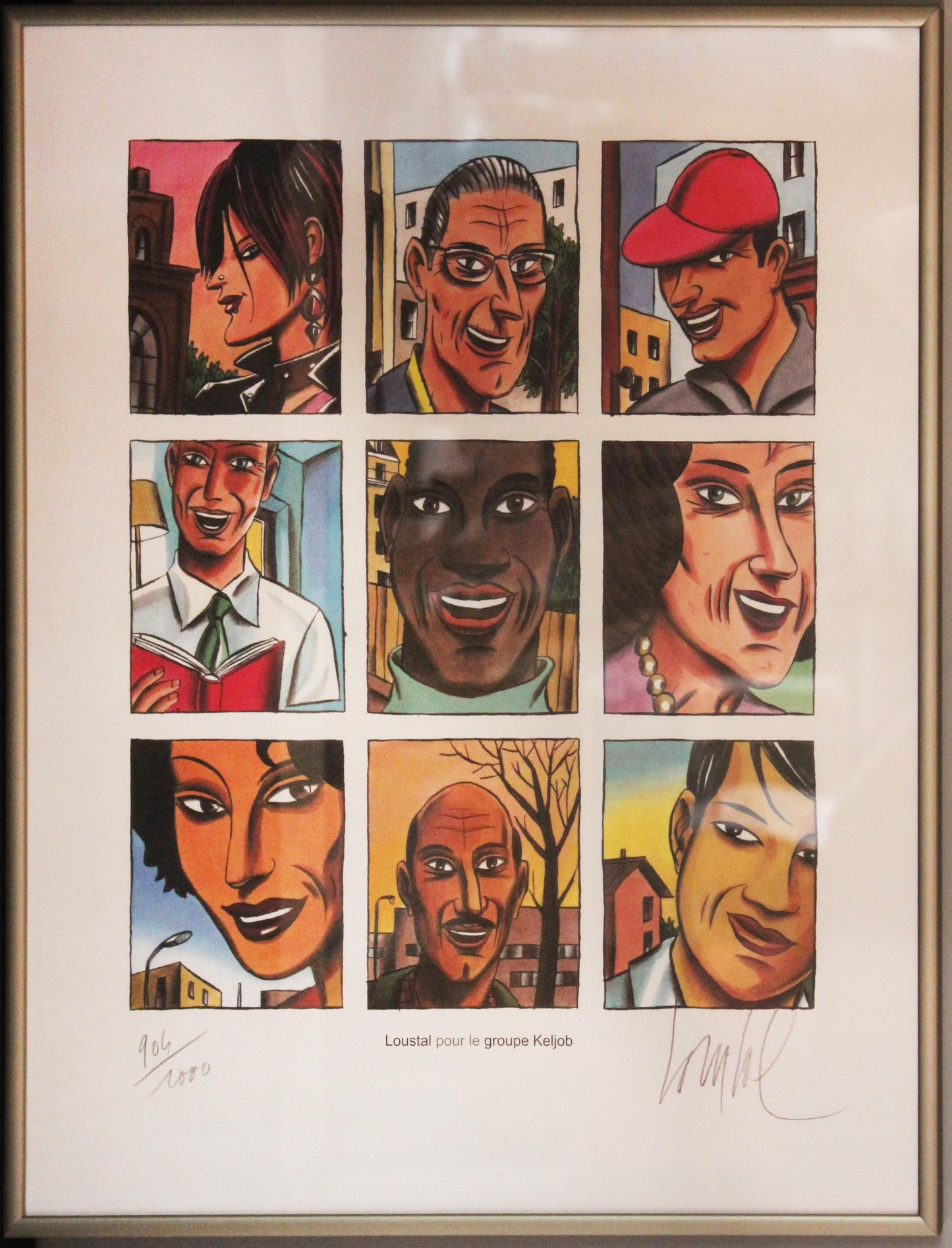 Diversité - Pour le Groupe Keljob - Druck von Loustal