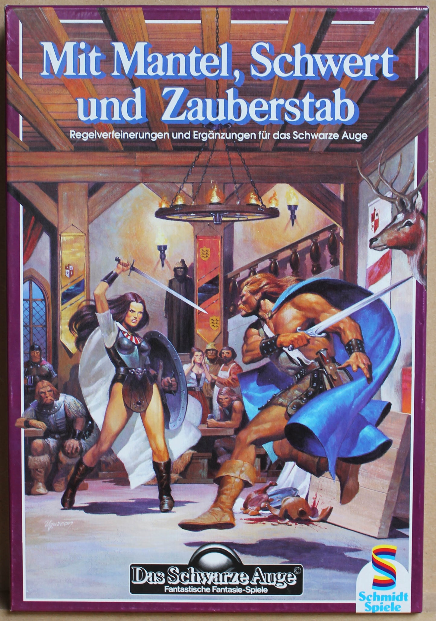 DSA Box Mit Mantel, Schwert und Zauberstab