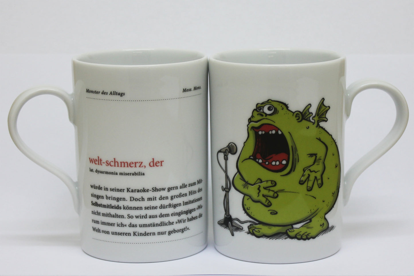 Monster des Alltags Tasse: Weltschmerz