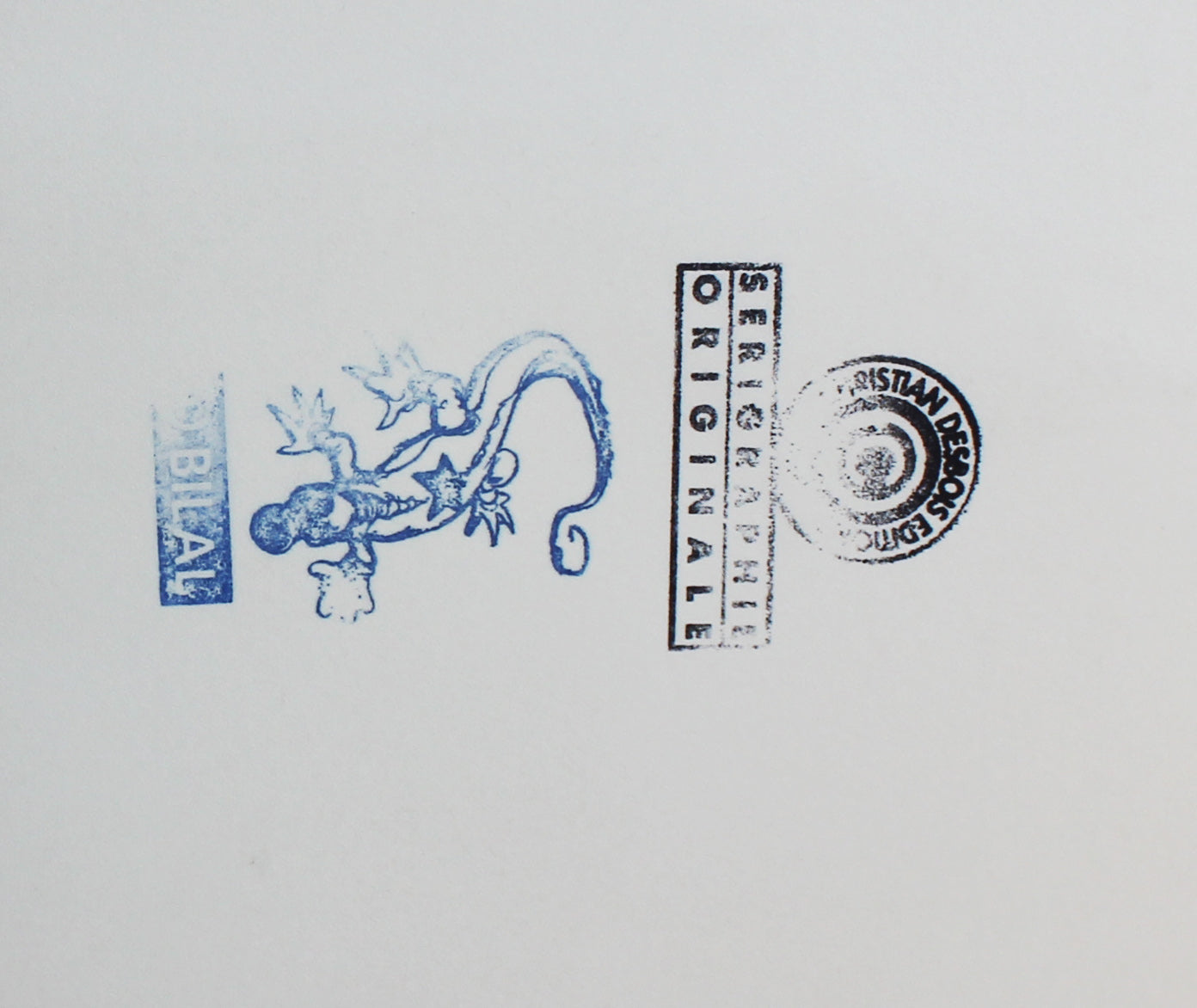 Enki Bilal - "Jeudi Noir Un Siecle D'Amour" (1999) Siebdruck