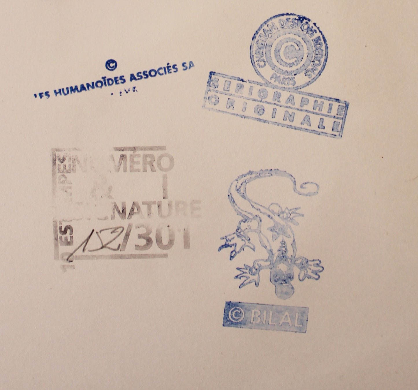 Enki Bilal - Finch: Le sommeil du monstre (2007) Serigraphie