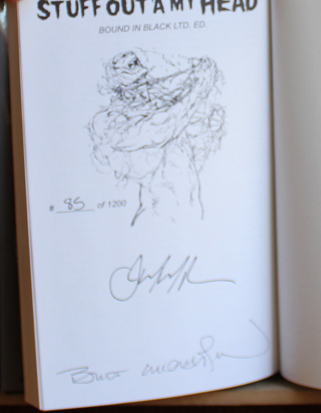 Stuff Out'a My Head (HC, s&n)