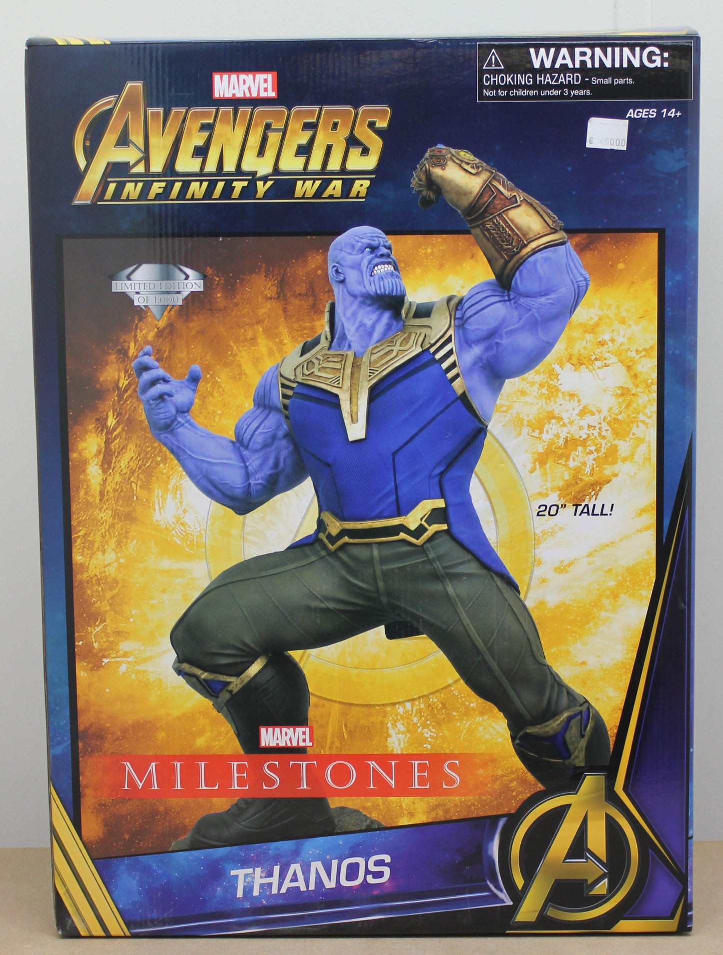 Marvel Milestones Avengers Infinity War Thanos Statue