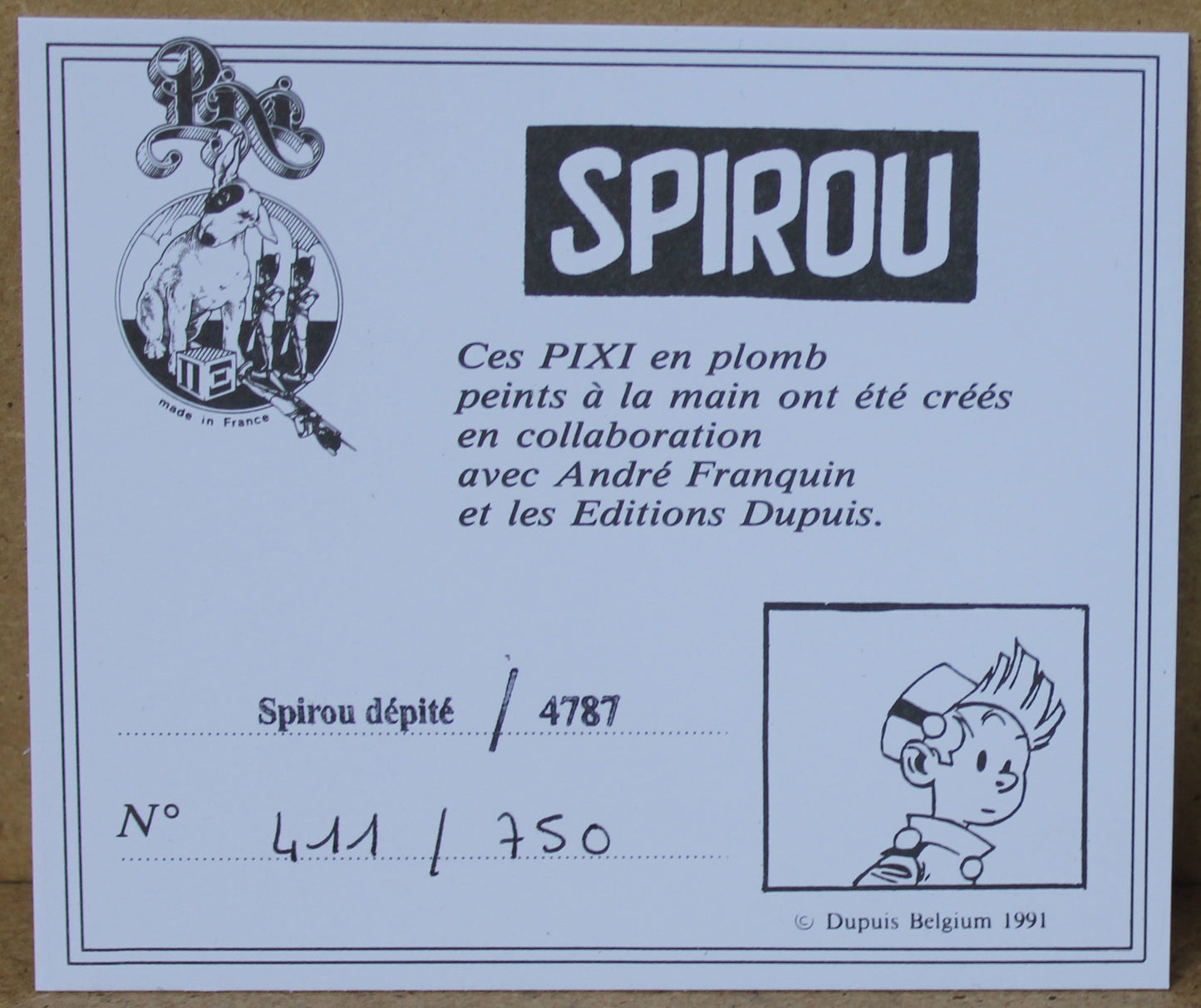 Spirou dépité