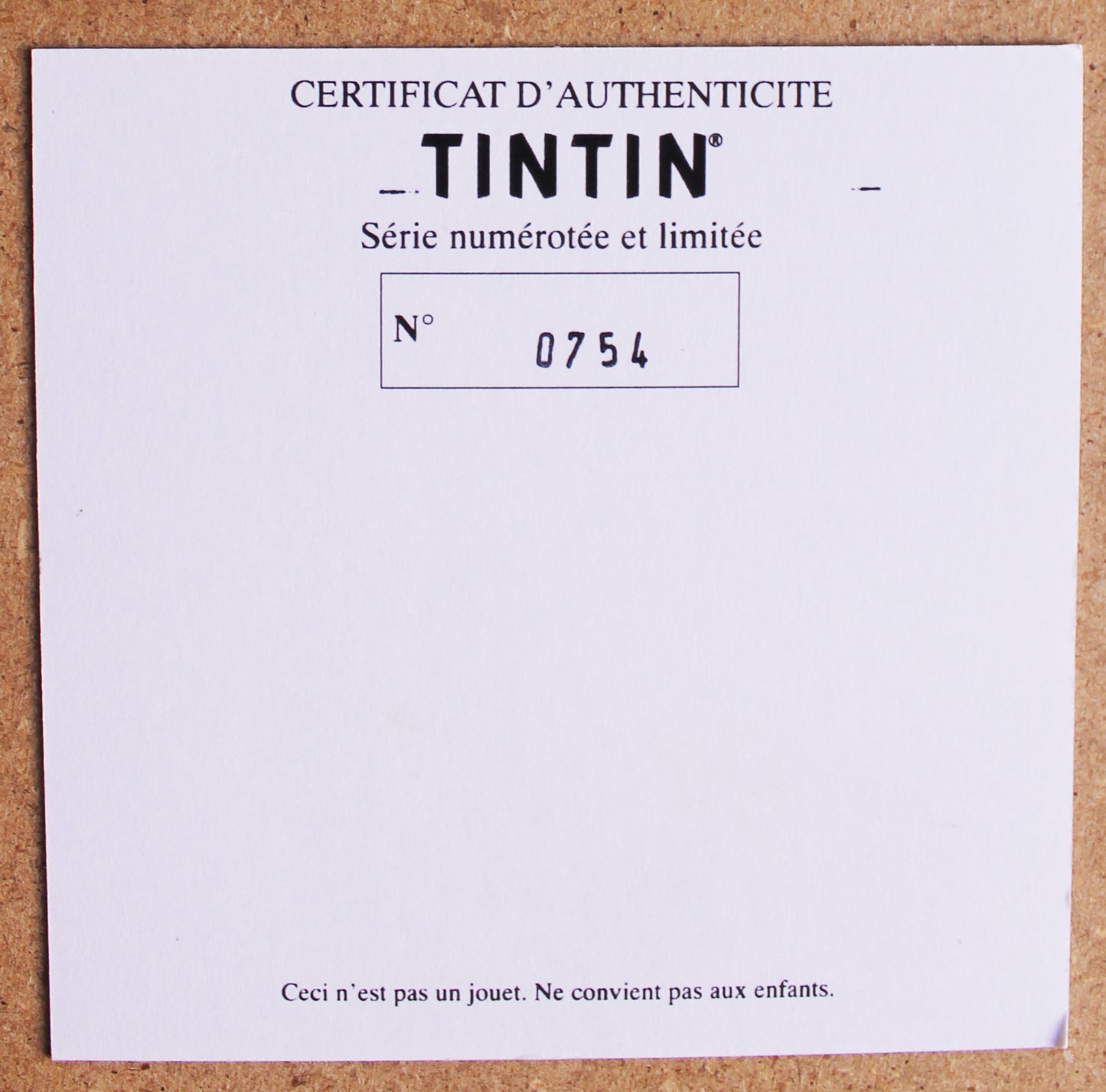 Collection Classique: Tintin eléphant