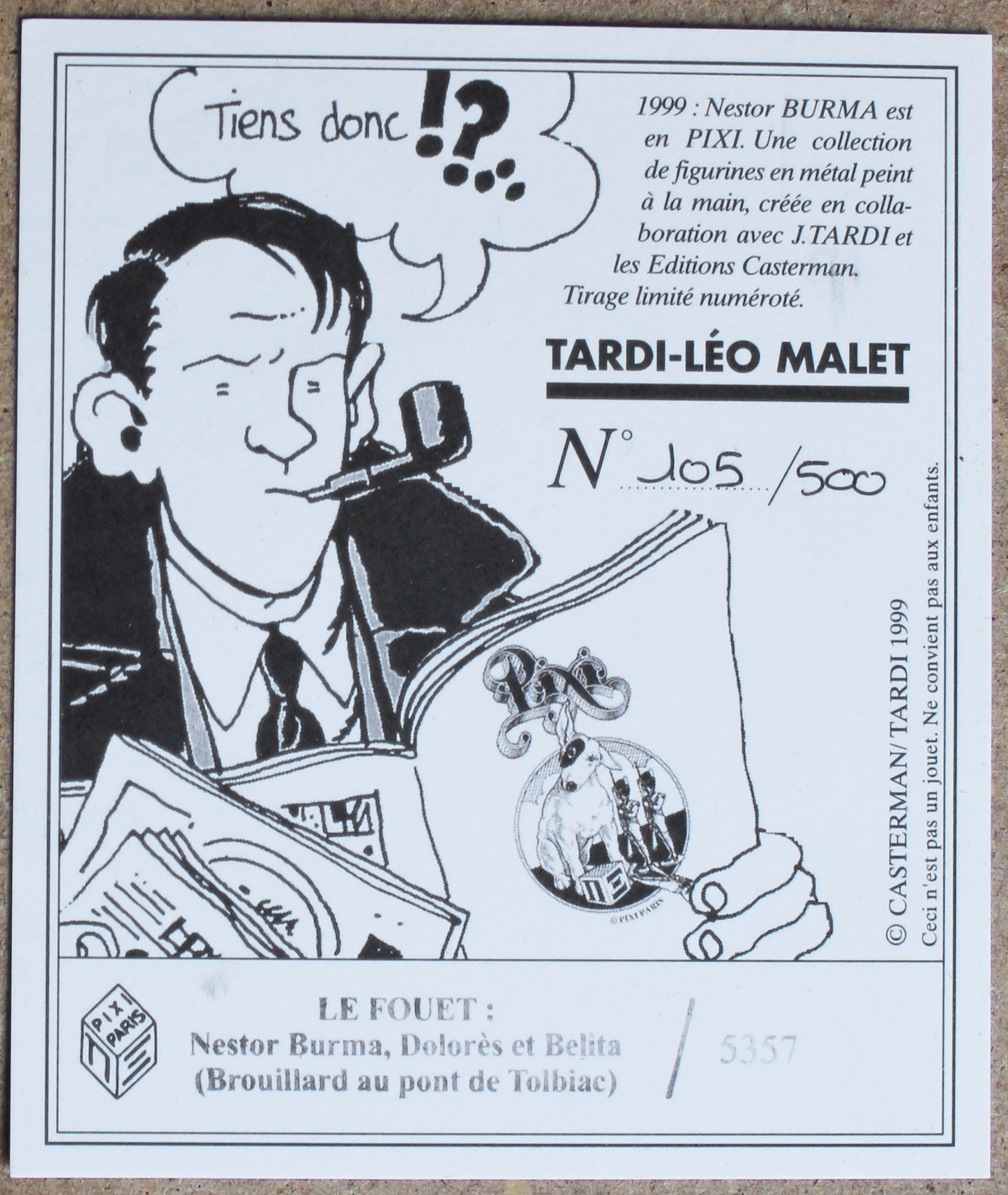 Le Fouet : Nestor Burma, Dolorès et Bélita (Brouillard au pont de Tolbiac)