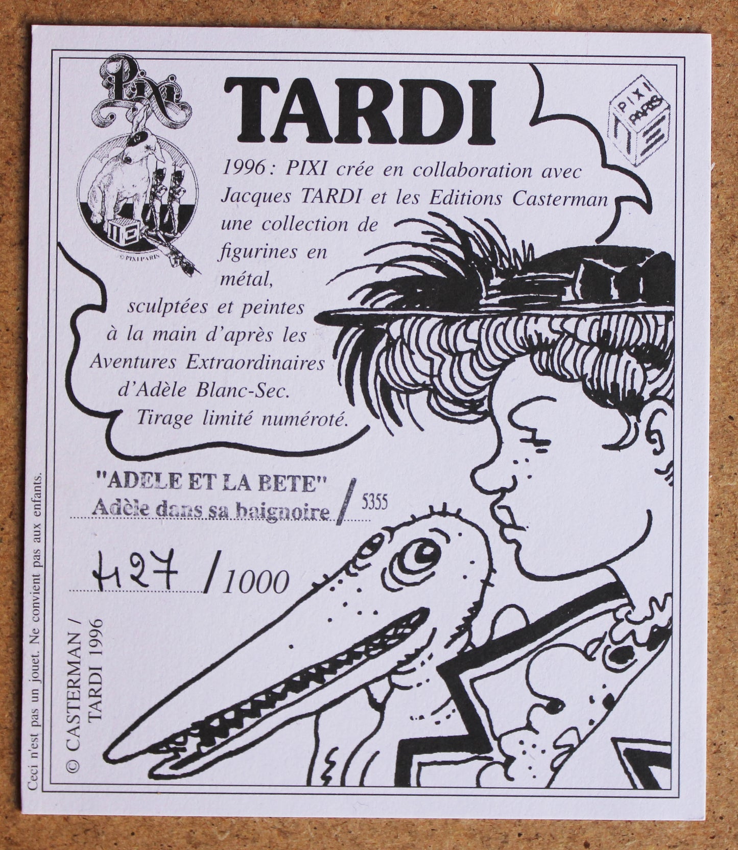 Adèle dans sa baignoire