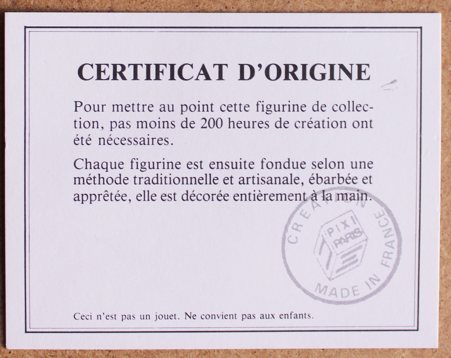 Collection Résines Patrick Regout Fetiche Arumbaya