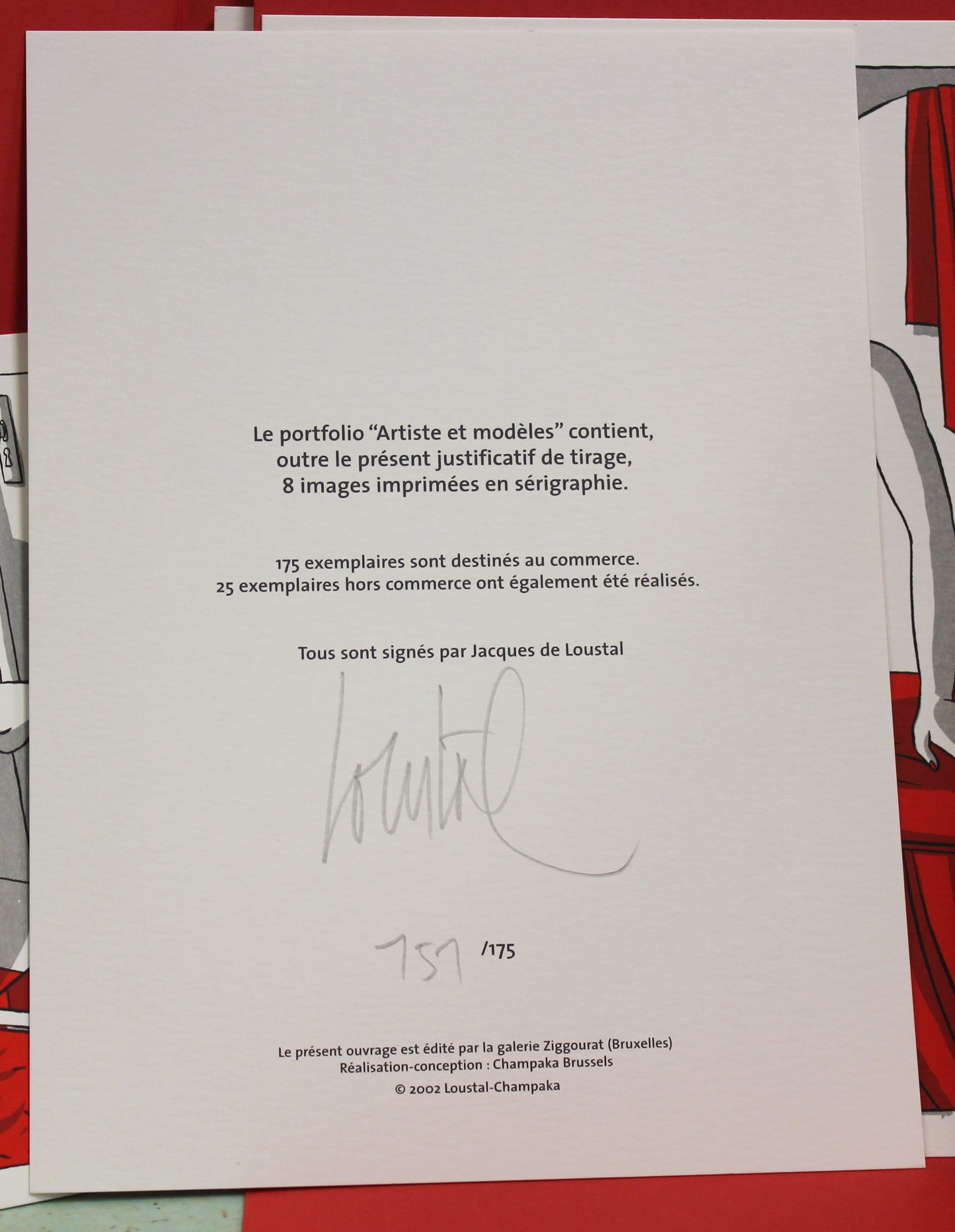 Loustal: Portfolio Artiste et Modèles