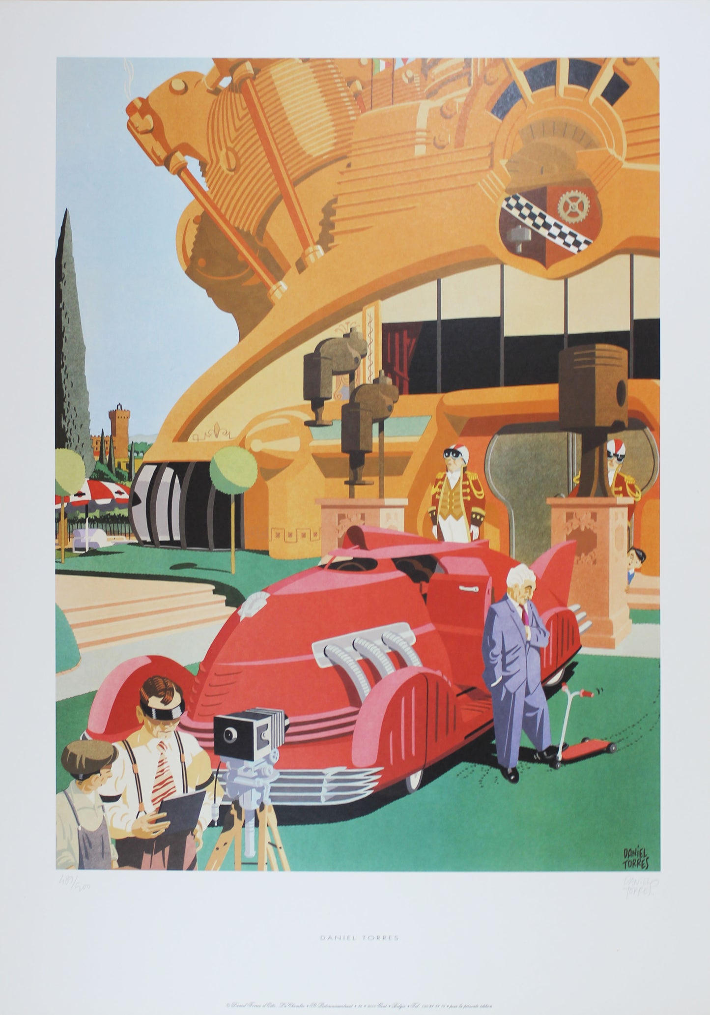 La Chambre - Offsetdruck von Daniel Torres