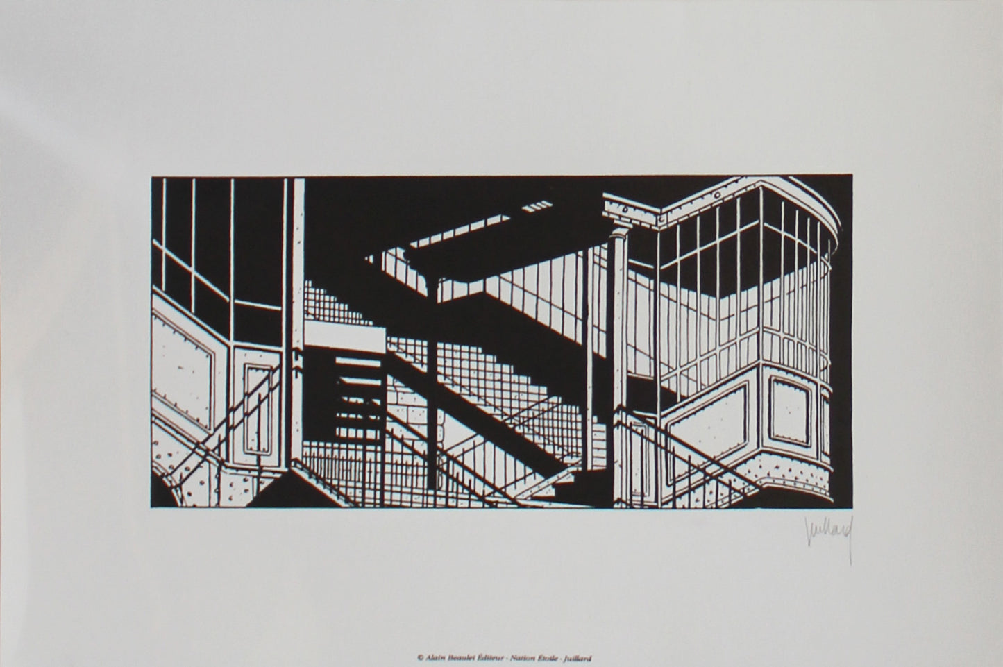 Bir-Hakeim - La station - Siebdruck von André Juillard