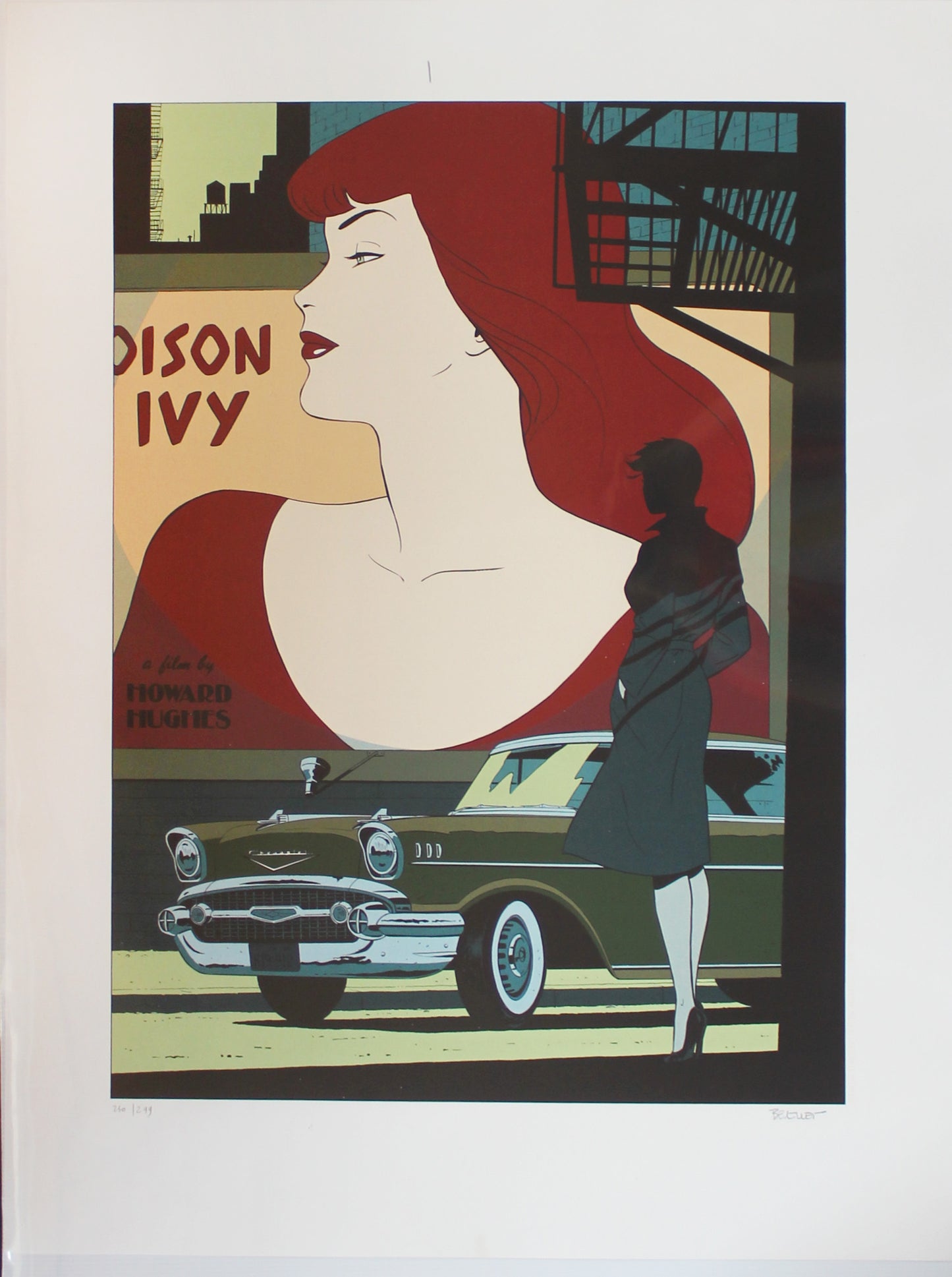 L'Ombre d'un Film - Siebdruck von Philippe Berthet