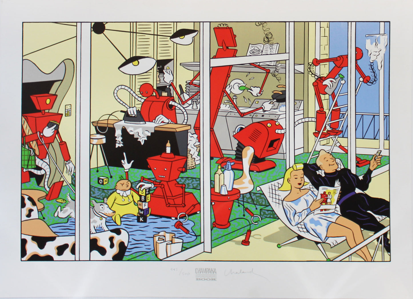 Arts ménagers 2002 - Siebdruck von Yves Chaland