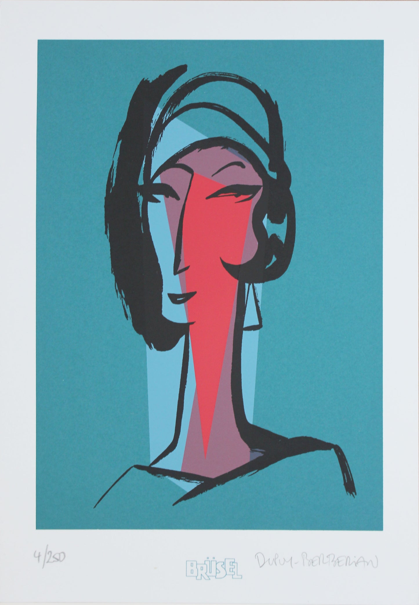 Petit Peintre - Ex-Libris von Dupuy-Berberian