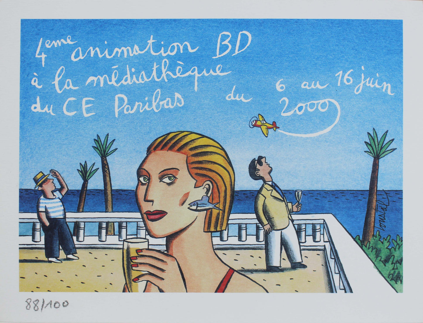 CE Paribas - Ex-Libris von Jacques Loustal