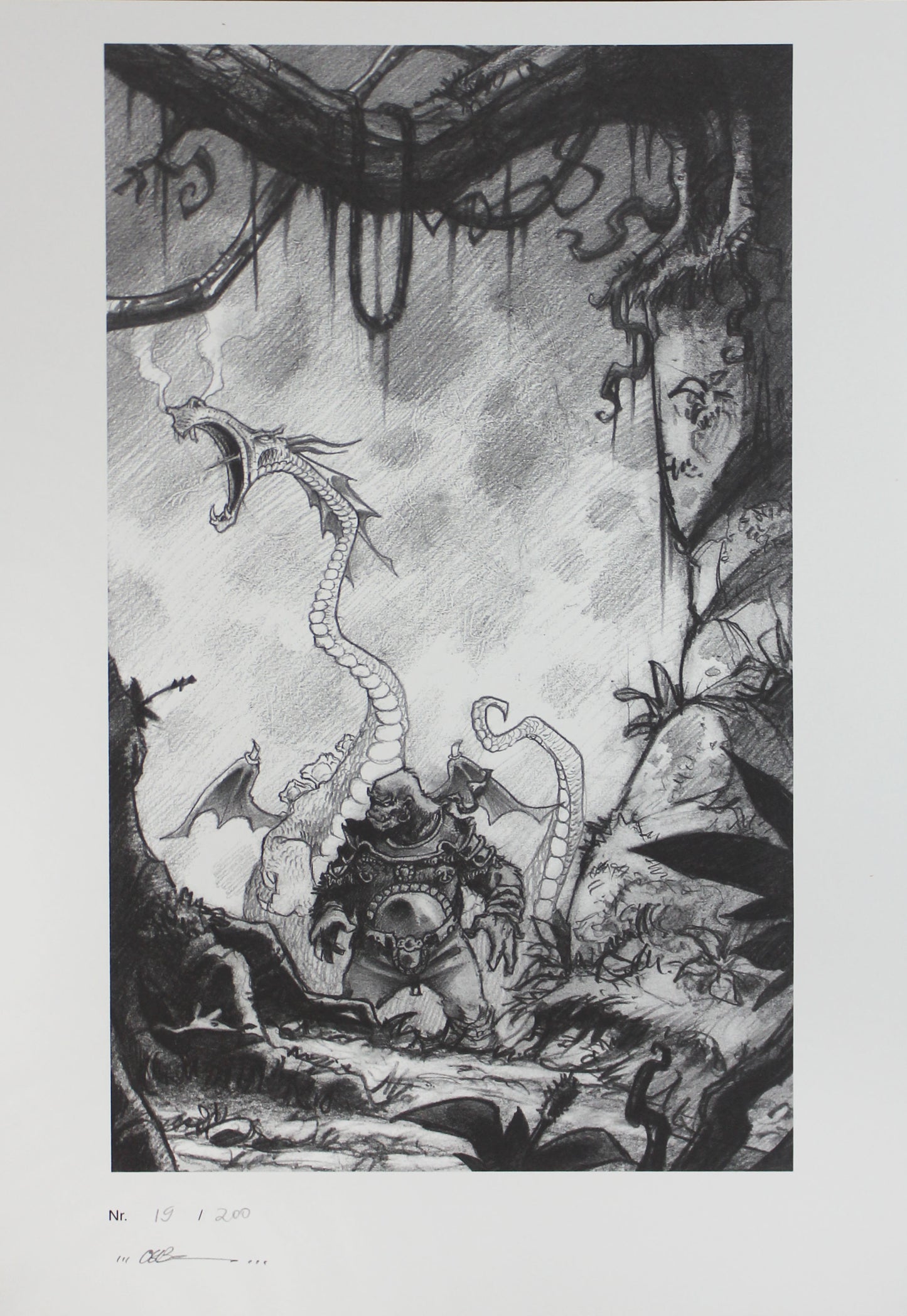 Troll 1-2 komplett mit signiertem Druck