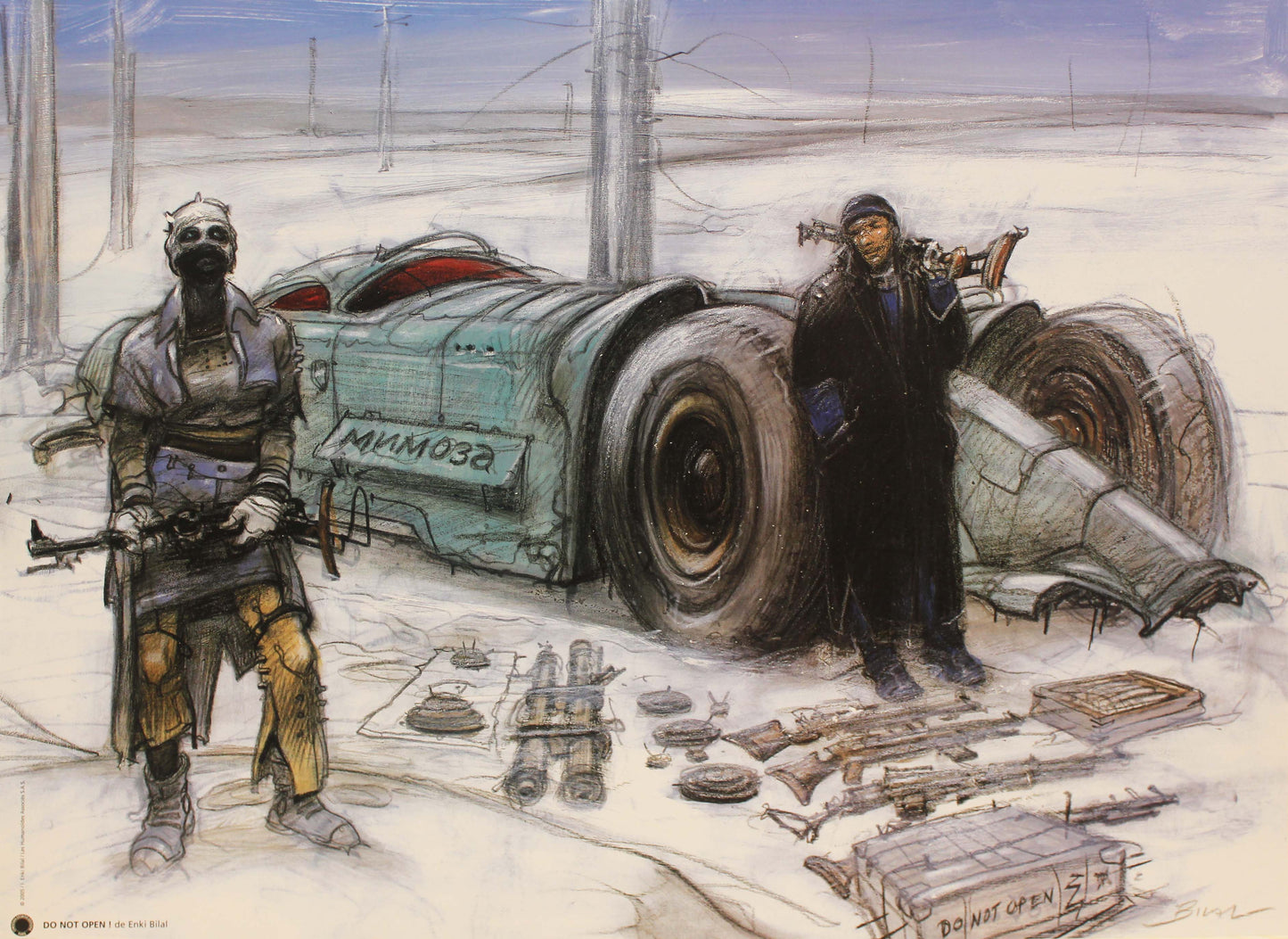 Enki Bilal: Do not open - Offsetdruck