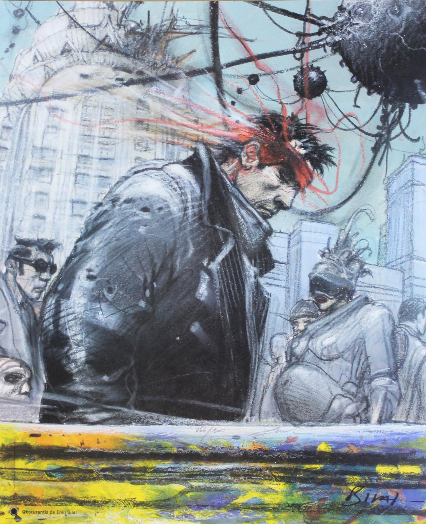 Enki Bilal: Obscurantis - Offsetdruck signiert