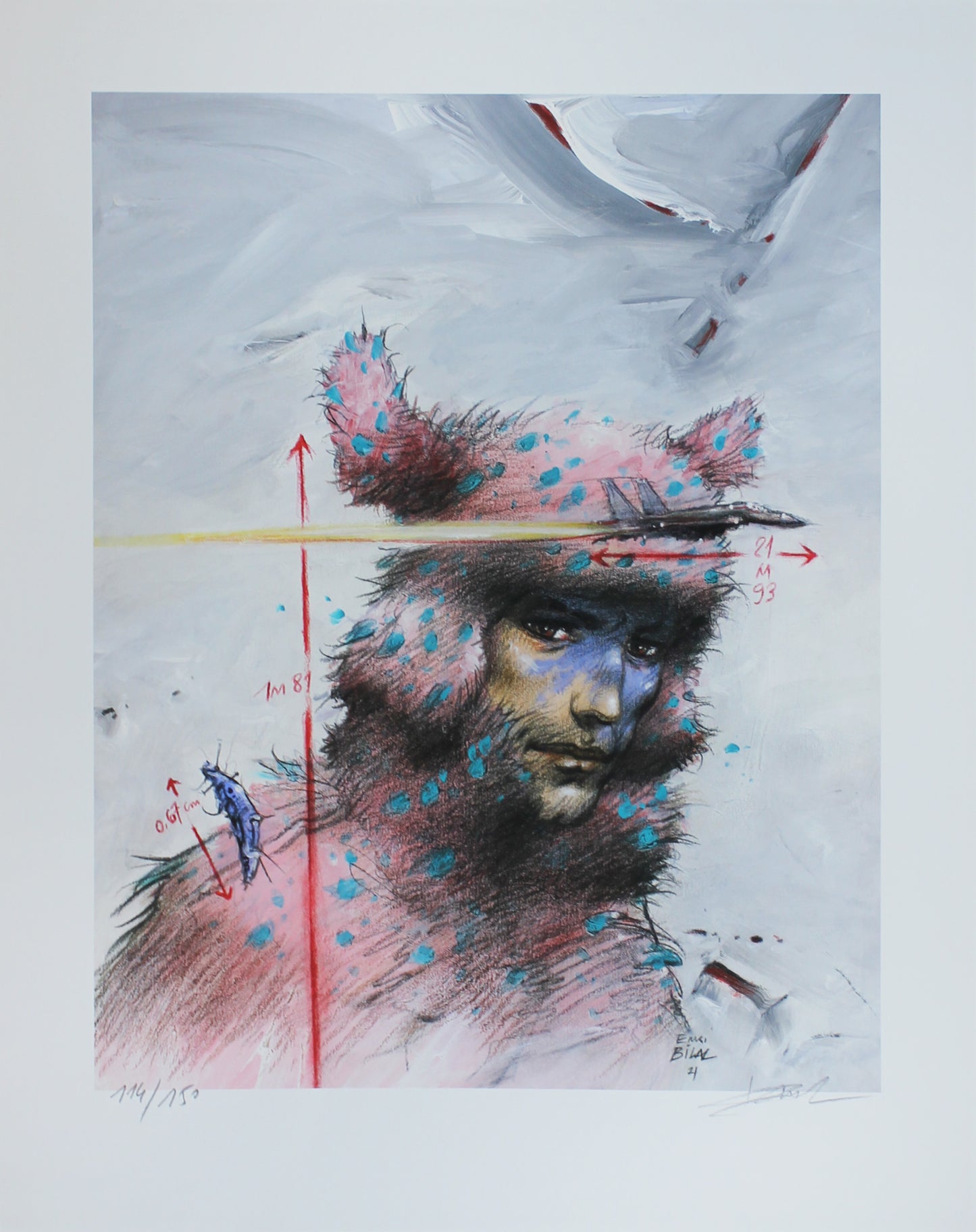 Enki Bilal: Bug 3 - Pigmentdruck signiert