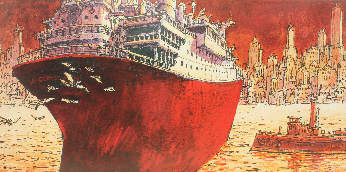 Nicolas De Crecy: New York sur Loire - Offsetdruck