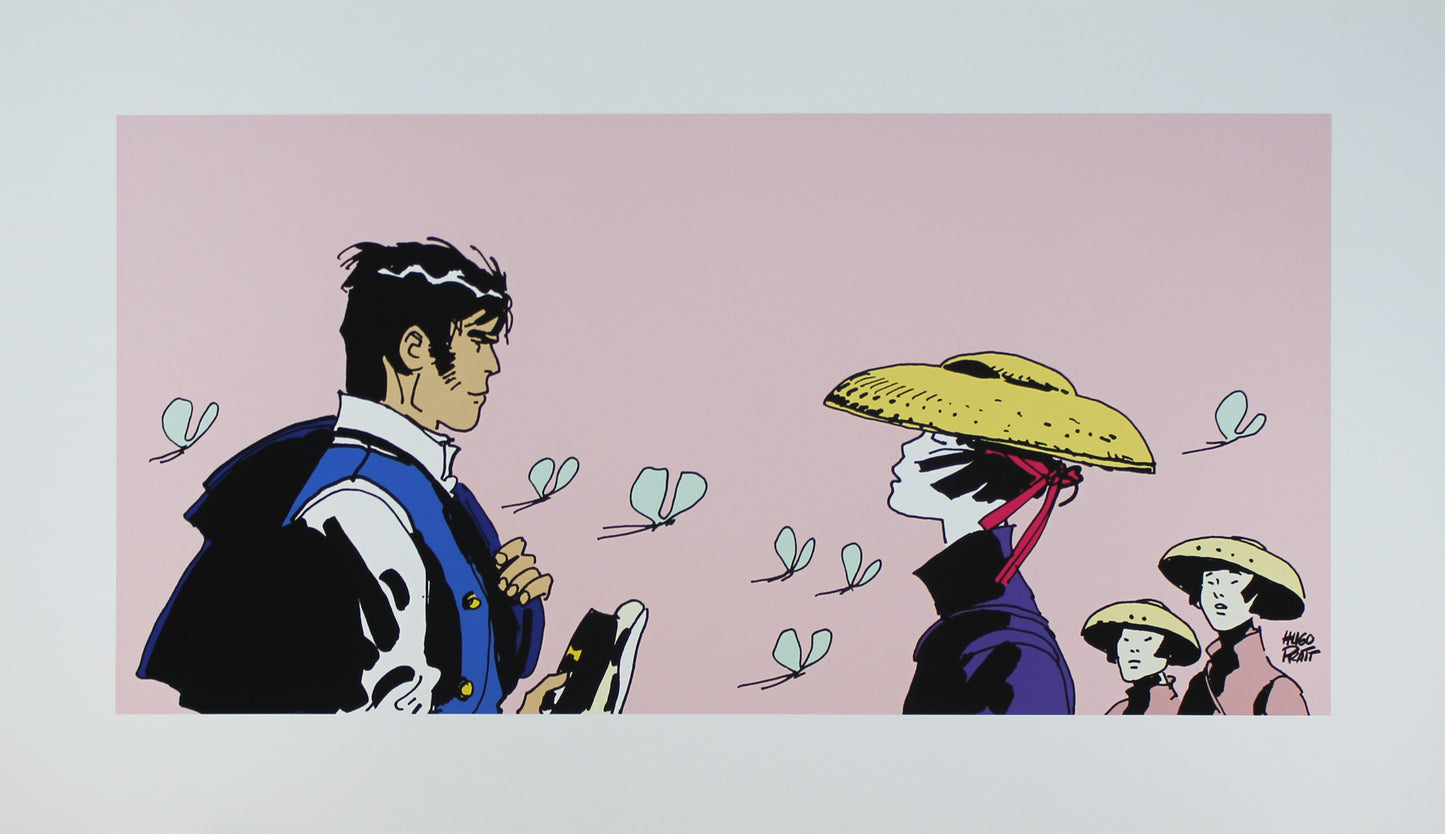 Hugo Pratt: Corto Les Femmes - Pigmentdruck