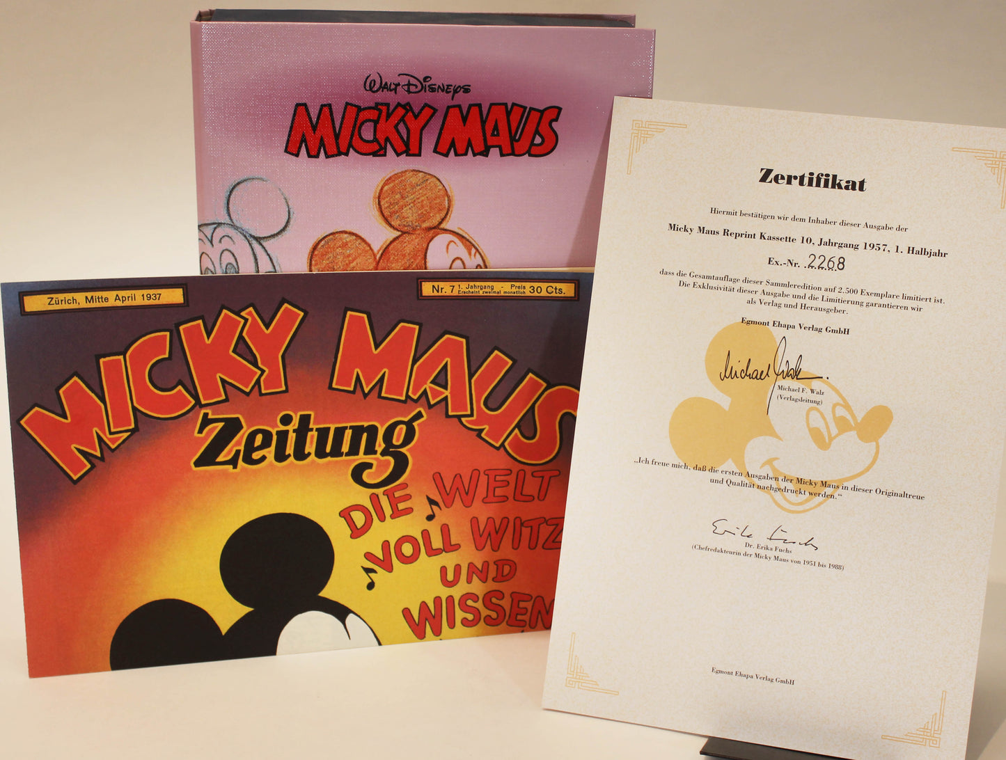 Micky Maus Reprintkassette - Jahrgang 1957/1